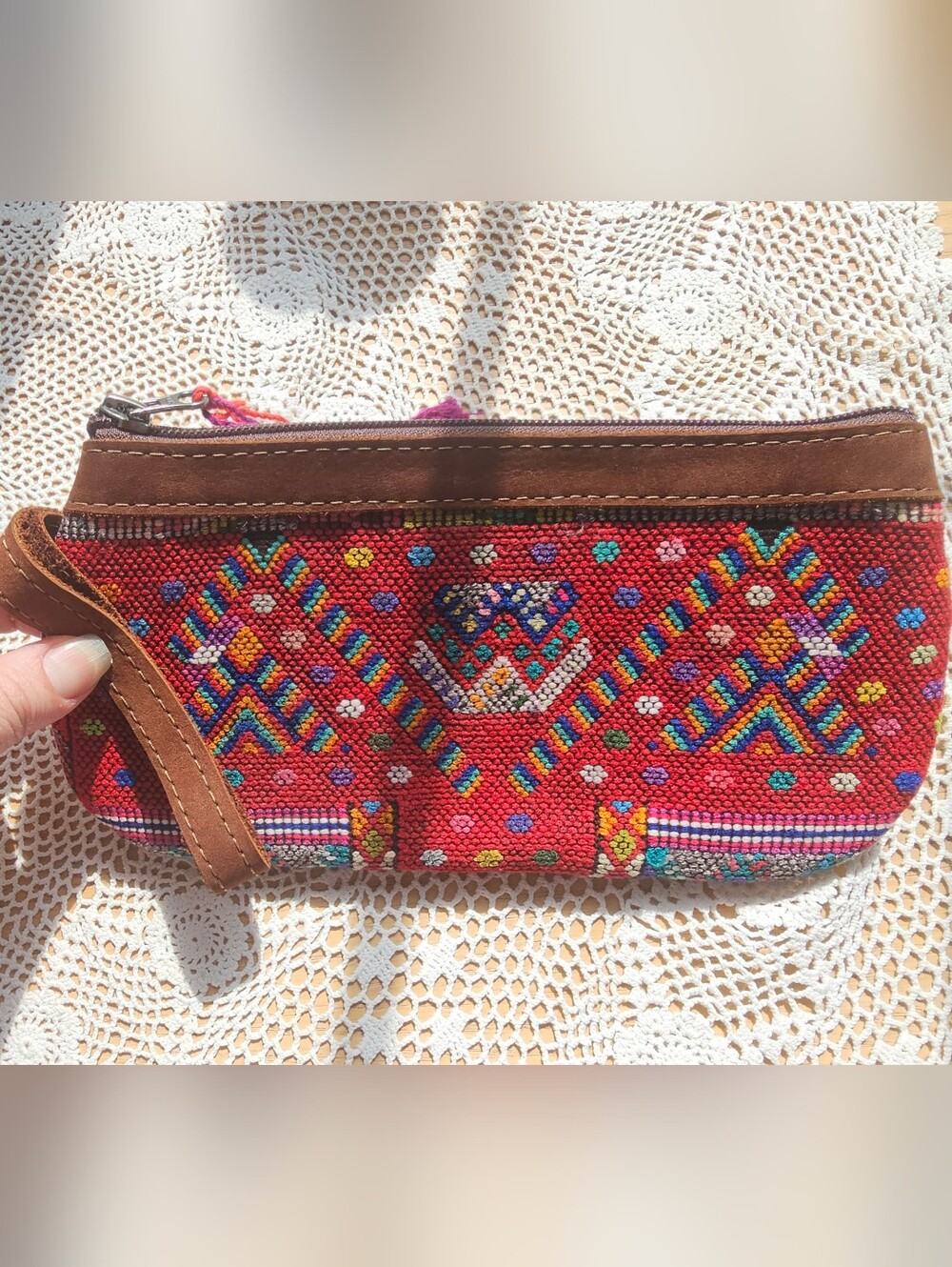 Nena & Co. Wristlet/Clutch Multicolor One Of A Kind Fabric